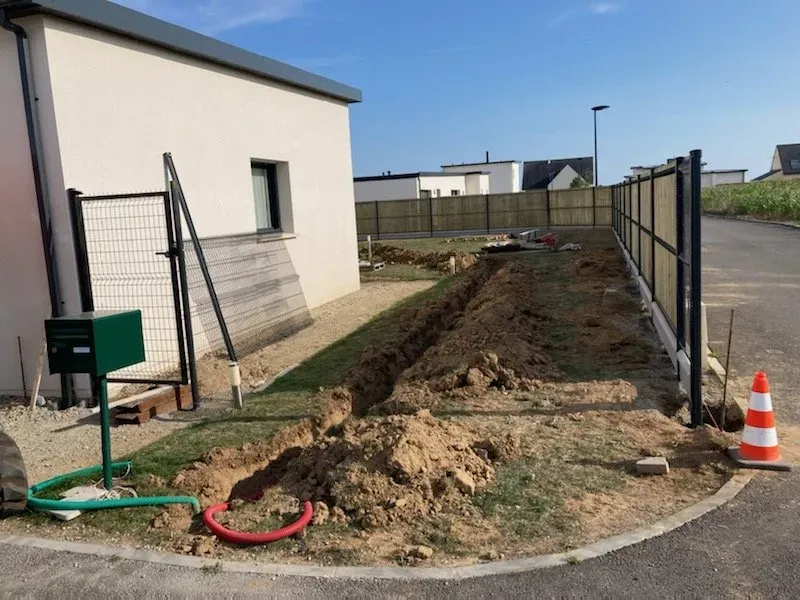 Création d'une allée